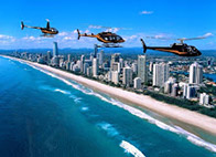 Three Helicpoters Gold Coast